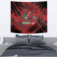 Wales Rugby National Heritage Tapestry Red Dragon Inspired Edition