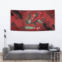 Wales Rugby National Heritage Tapestry Red Dragon Inspired Edition