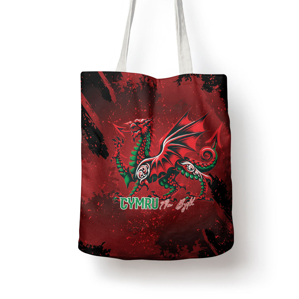 Wales Rugby National Heritage Tote Bag Red Dragon Inspired Edition