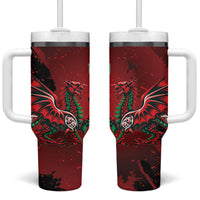 Wales Rugby National Heritage Tumbler With Handle Red Dragon Inspired Edition