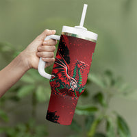 Wales Rugby National Heritage Tumbler With Handle Red Dragon Inspired Edition