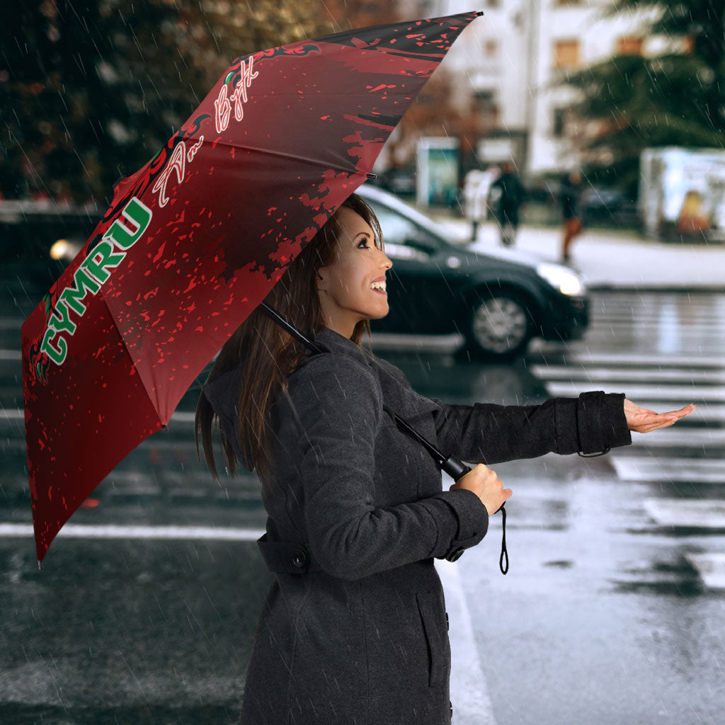 Wales Rugby National Heritage Umbrella Red Dragon Inspired Edition