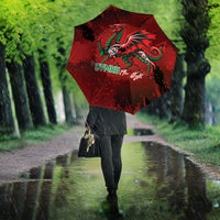 Wales Rugby National Heritage Umbrella Red Dragon Inspired Edition