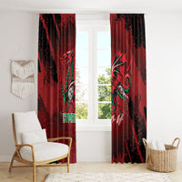Wales Rugby National Heritage Window Curtain Red Dragon Inspired Edition