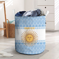 Argentina Rugby National Heritage Custom Laundry Basket Gaucho Inspired