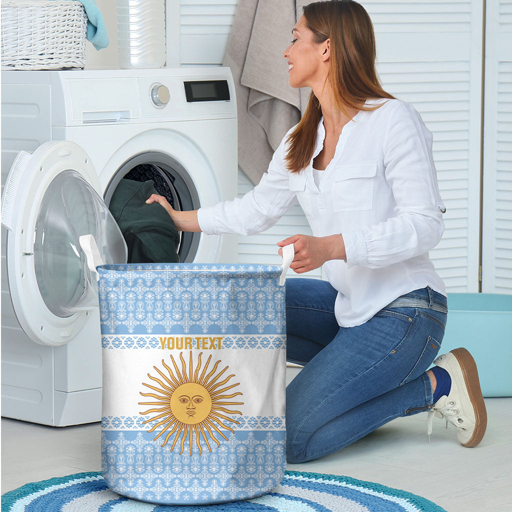 Argentina Rugby National Heritage Custom Laundry Basket Gaucho Inspired