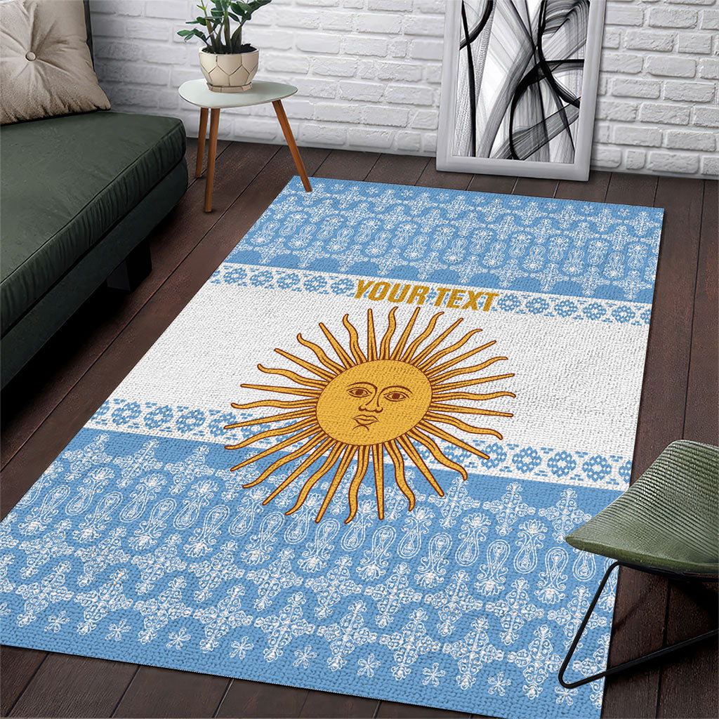 Argentina Rugby National Heritage Custom Area Rug Gaucho Inspired