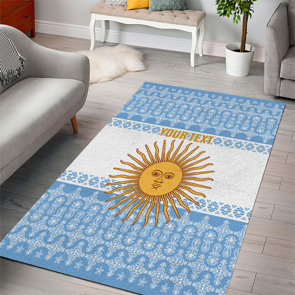 Argentina Rugby National Heritage Custom Area Rug Gaucho Inspired