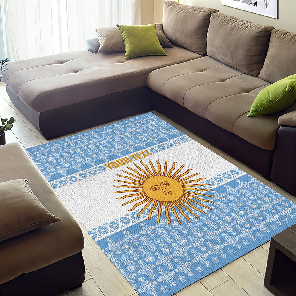 Argentina Rugby National Heritage Custom Area Rug Gaucho Inspired