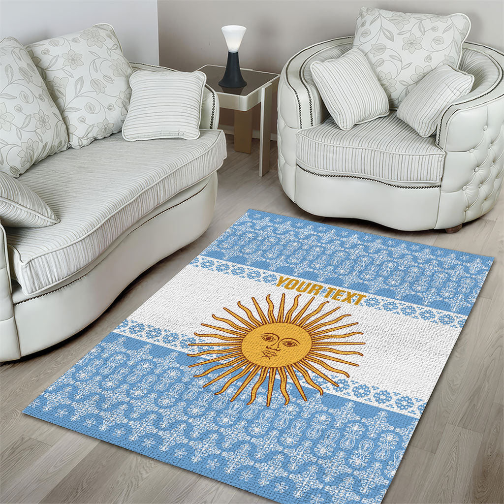 Argentina Rugby National Heritage Custom Area Rug Gaucho Inspired