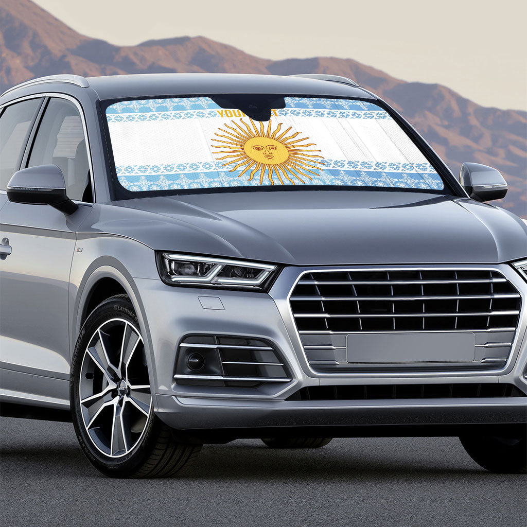 Argentina Rugby National Heritage Custom Auto Sun Shade Gaucho Inspired