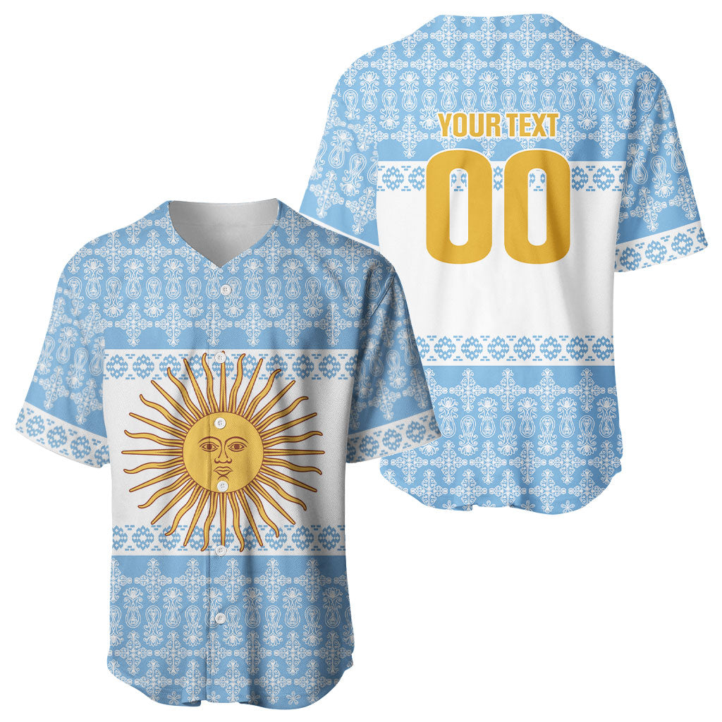Argentina Rugby National Heritage Custom Baseball Jersey Gaucho Inspired