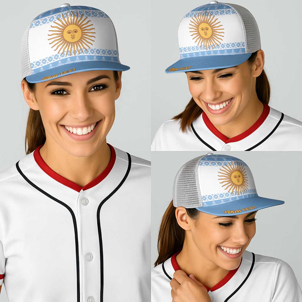 Argentina Rugby National Heritage Personalized Baseball Net Cap Gaucho Inspired