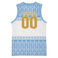 Argentina Rugby National Heritage Custom Basketball Jersey Gaucho Inspired