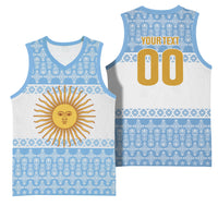 Argentina Rugby National Heritage Custom Basketball Jersey Gaucho Inspired