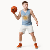 Argentina Rugby National Heritage Custom Basketball Jersey Gaucho Inspired