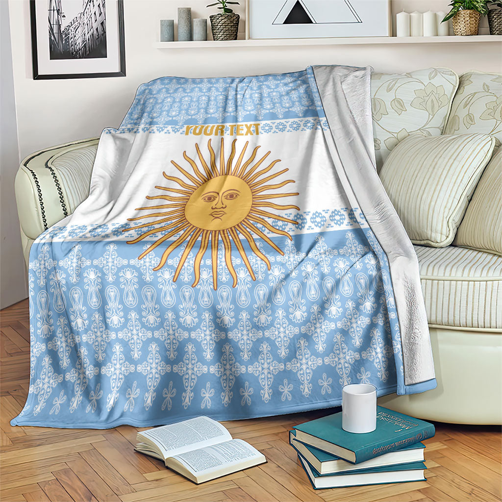 Argentina Rugby National Heritage Custom Blanket Gaucho Inspired