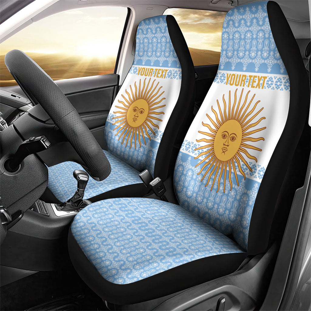 Argentina Rugby National Heritage Custom Car Seat Cover Gaucho Inspired