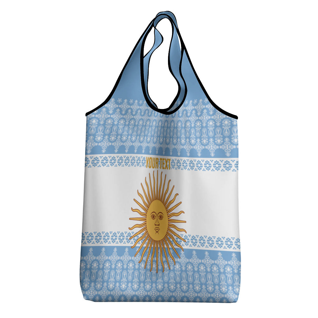 Argentina Rugby National Heritage Custom Grocery Bag Gaucho Inspired