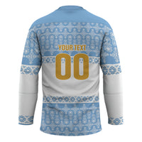 Argentina Rugby National Heritage Custom Hockey Jersey Gaucho Inspired