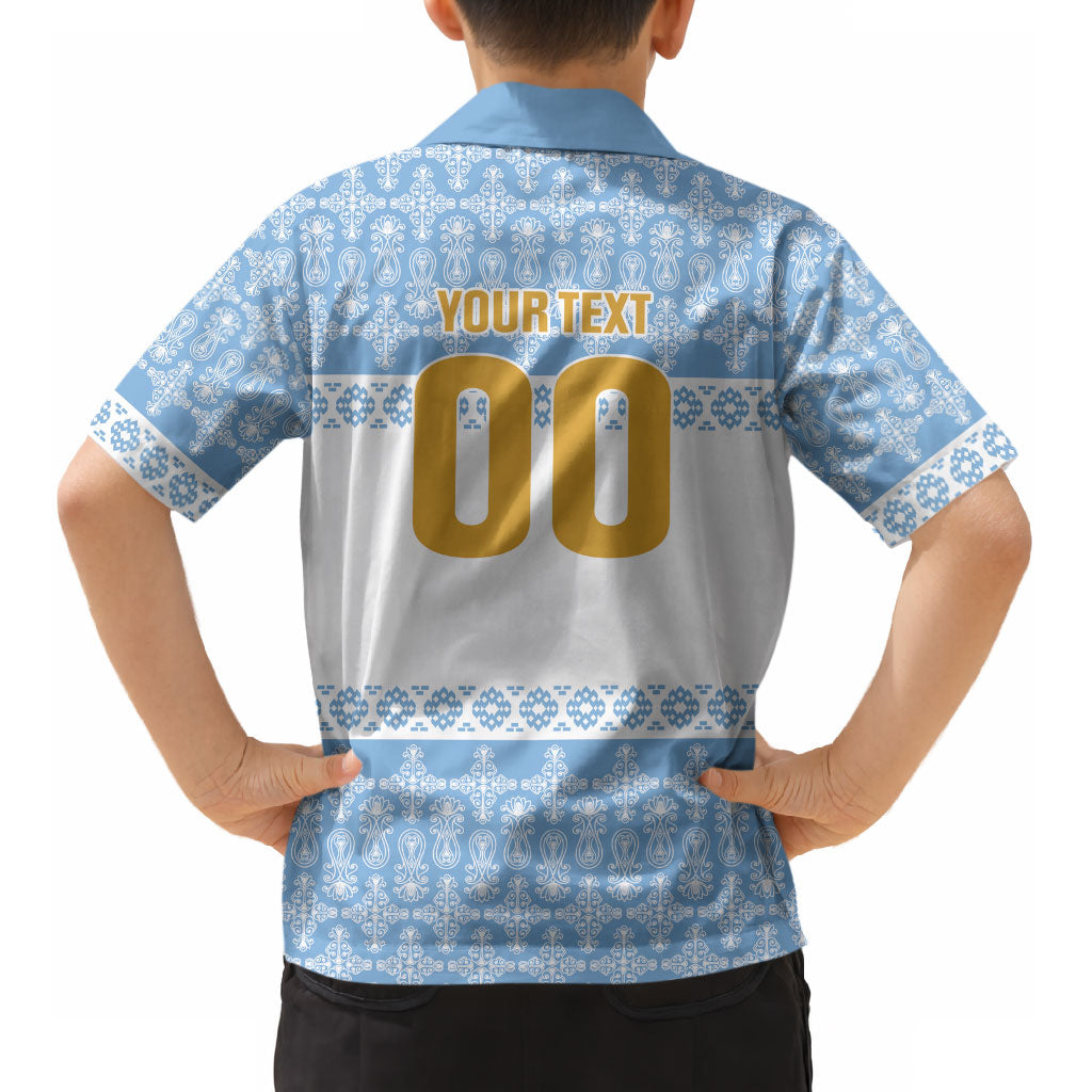 Argentina Rugby National Heritage Custom Kid Hawaiian Shirt Gaucho Inspired