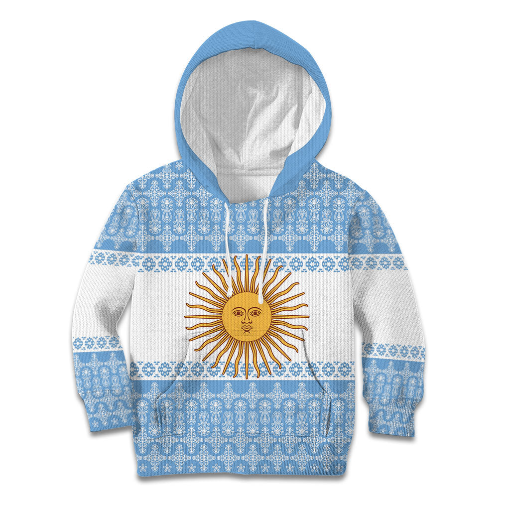 Argentina Rugby National Heritage Custom Kid Hoodie Gaucho Inspired