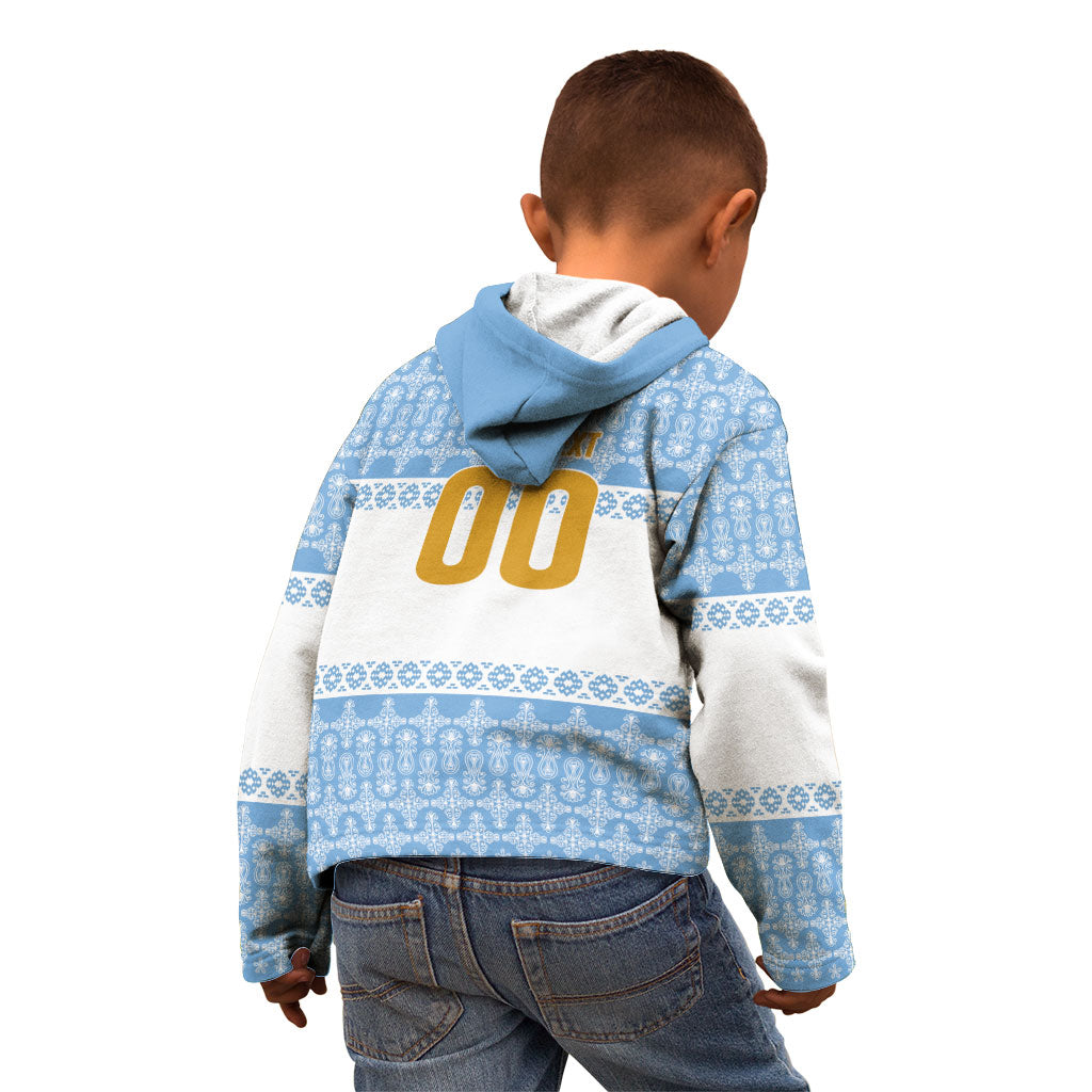 Argentina Rugby National Heritage Custom Kid Hoodie Gaucho Inspired