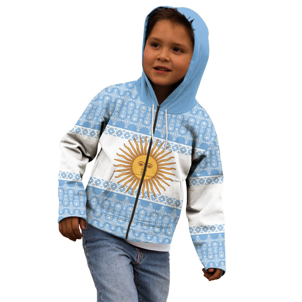Argentina Rugby National Heritage Custom Kid Hoodie Gaucho Inspired