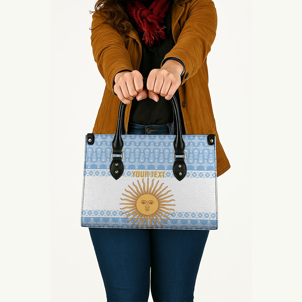 Argentina Rugby National Heritage Custom Leather Bag Gaucho Inspired