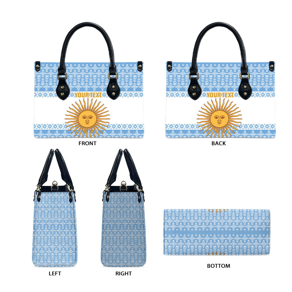 Argentina Rugby National Heritage Custom Leather Bag Gaucho Inspired