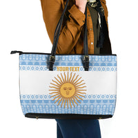 Argentina Rugby National Heritage Custom Leather Tote Bag Gaucho Inspired