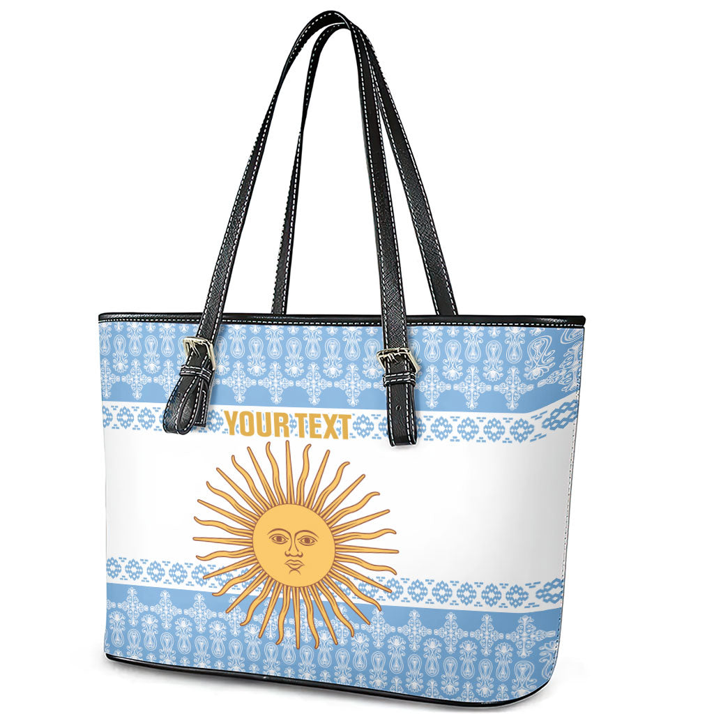 Argentina Rugby National Heritage Custom Leather Tote Bag Gaucho Inspired