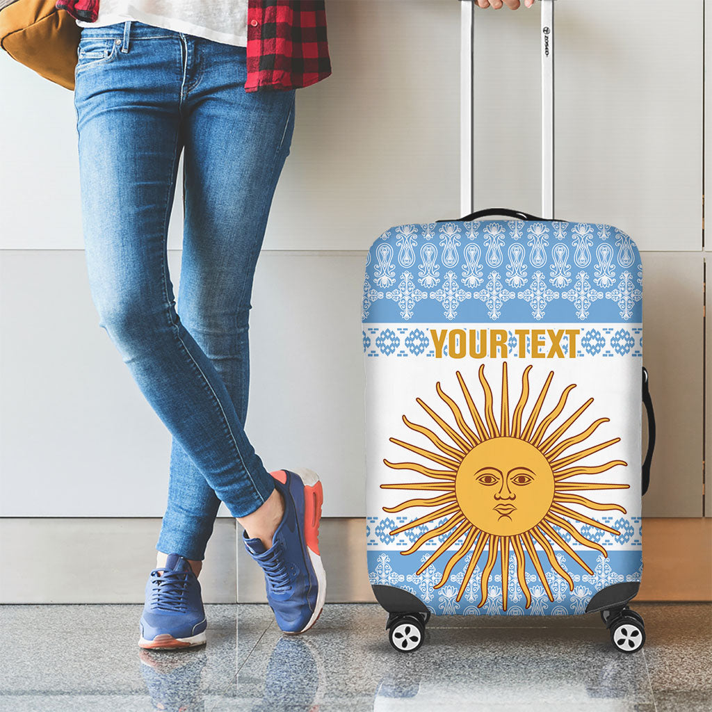 Argentina Rugby National Heritage Custom Luggage Cover Gaucho Inspired