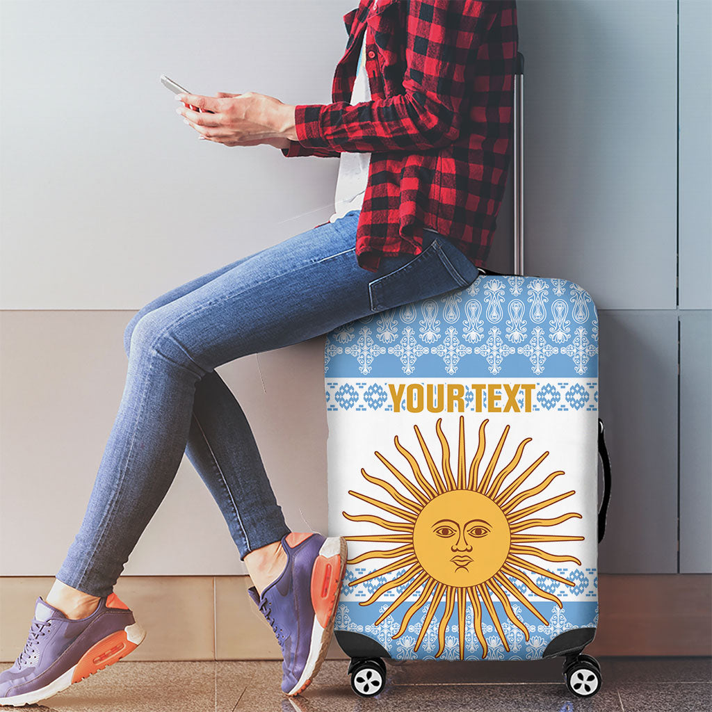 Argentina Rugby National Heritage Custom Luggage Cover Gaucho Inspired
