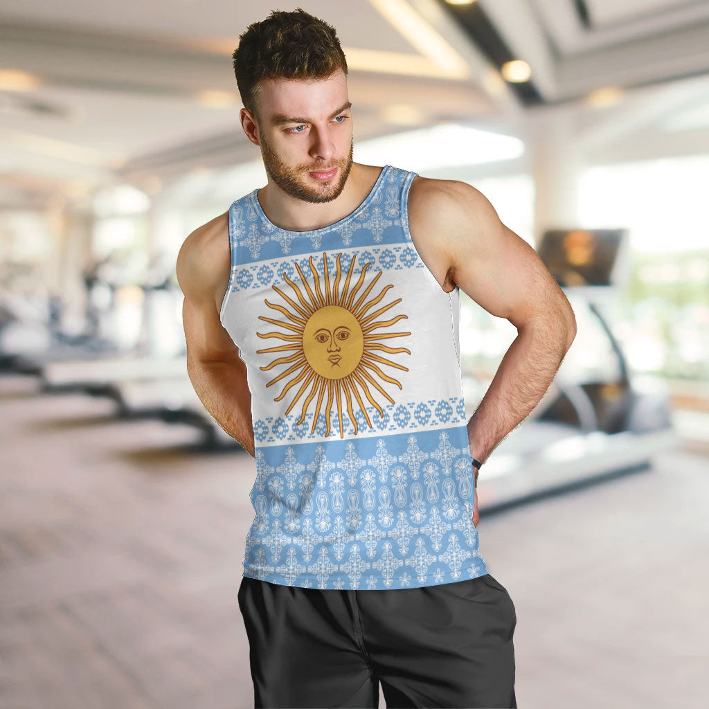 Argentina Rugby National Heritage Custom Men Tank Top Gaucho Inspired