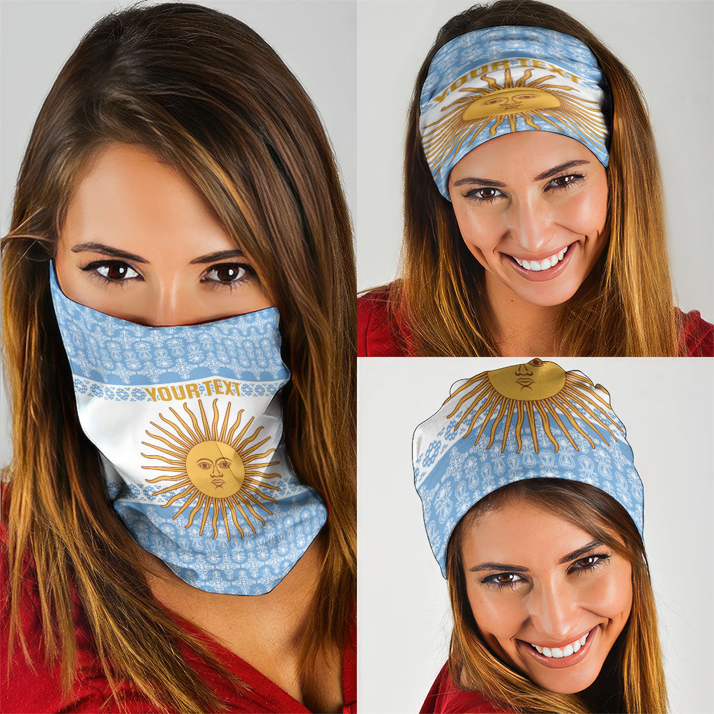 Argentina Rugby National Heritage Custom Neck Gaiter Gaucho Inspired