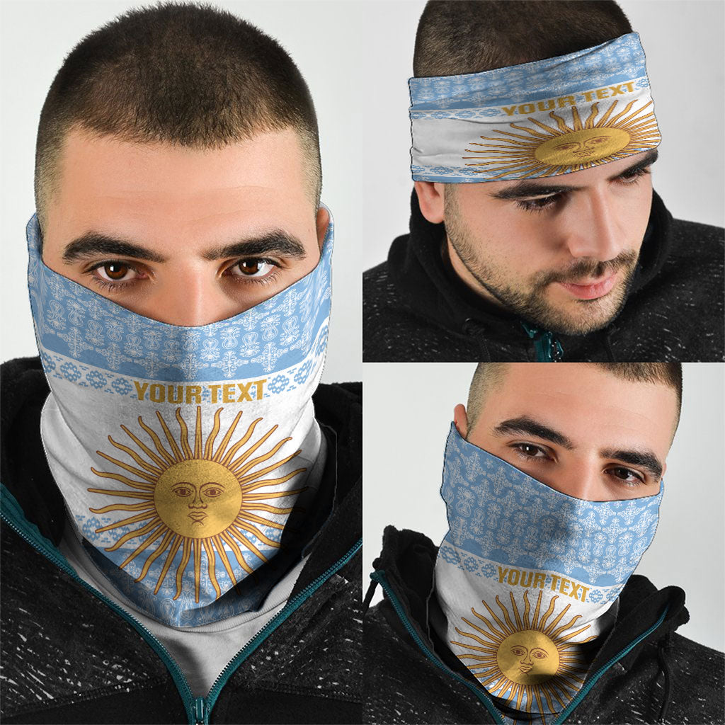 Argentina Rugby National Heritage Custom Neck Gaiter Gaucho Inspired