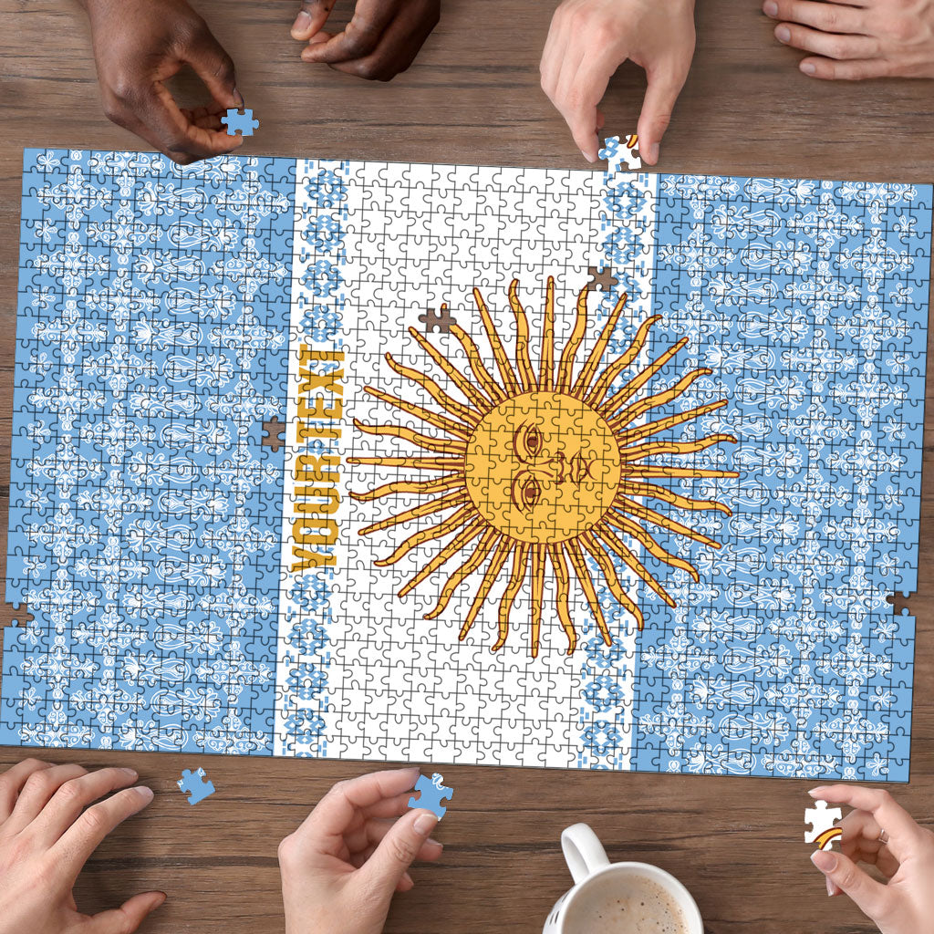 Argentina Rugby National Heritage Custom Puzzle Gaucho Inspired
