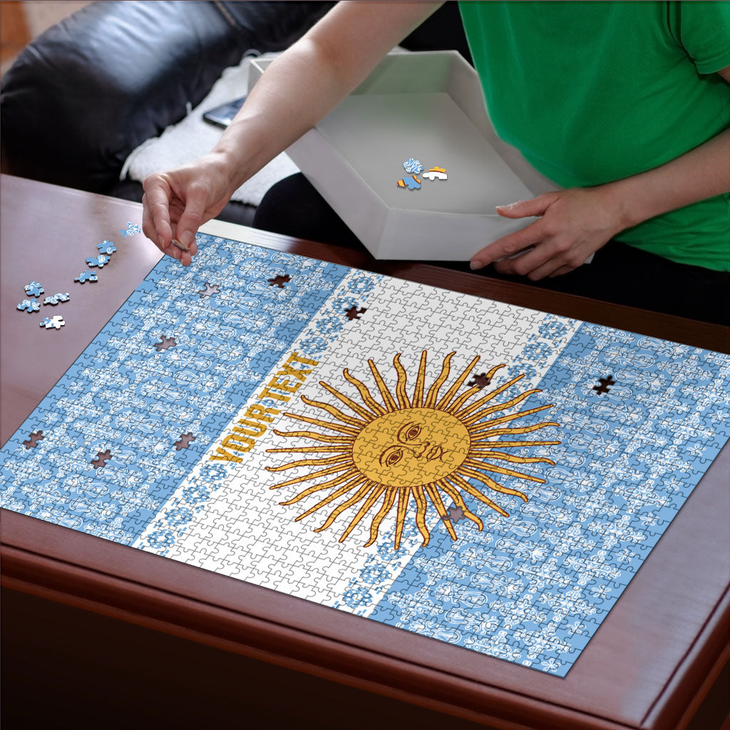 Argentina Rugby National Heritage Custom Puzzle Gaucho Inspired