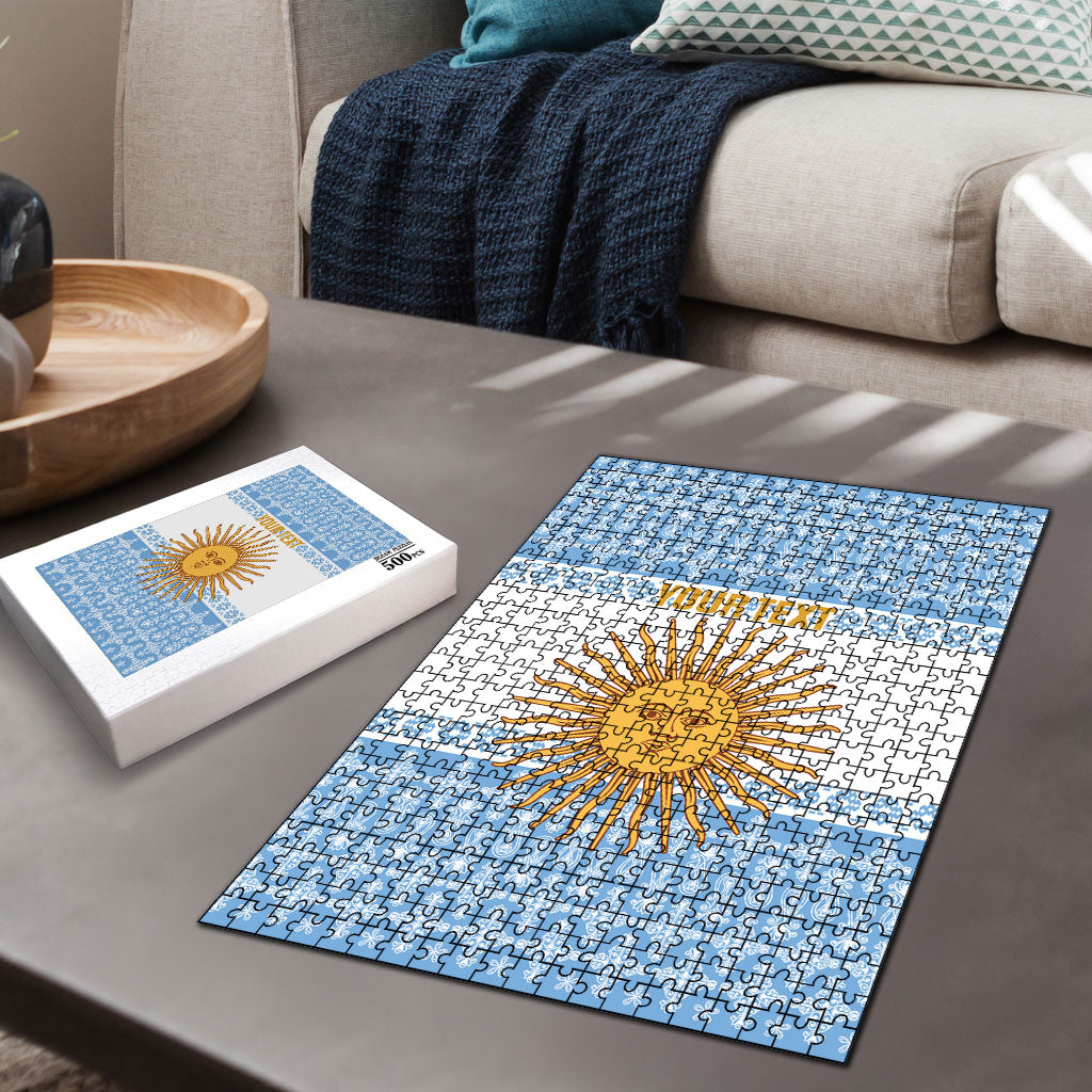 Argentina Rugby National Heritage Custom Puzzle Gaucho Inspired