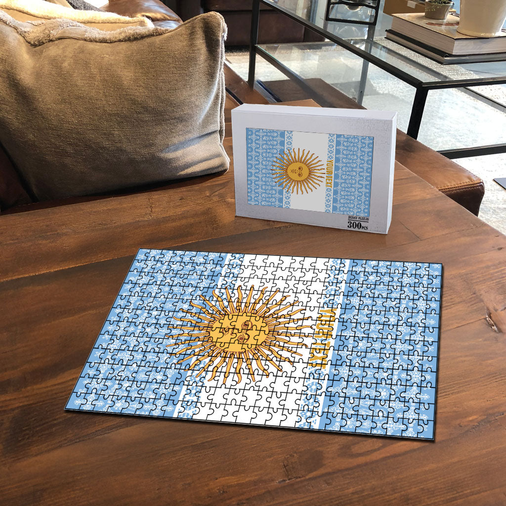 Argentina Rugby National Heritage Custom Puzzle Gaucho Inspired