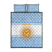 Argentina Rugby National Heritage Custom Quilt Bed Set Gaucho Inspired
