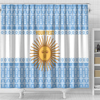 Argentina Rugby National Heritage Custom Shower Curtain Gaucho Inspired