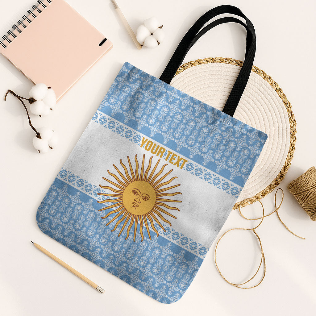 Argentina Rugby National Heritage Custom Tote Bag Gaucho Inspired