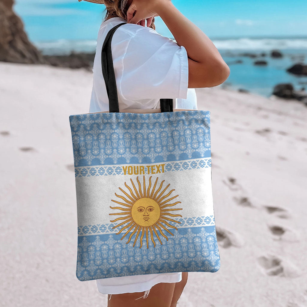 Argentina Rugby National Heritage Custom Tote Bag Gaucho Inspired