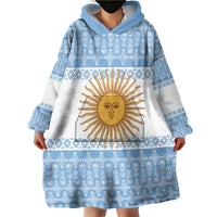 Argentina Rugby National Heritage Custom Wearable Blanket Hoodie Gaucho Inspired