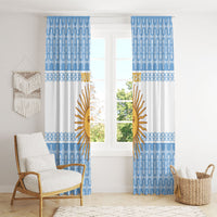 Argentina Rugby National Heritage Custom Window Curtain Gaucho Inspired