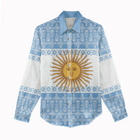 Argentina Rugby National Heritage Custom Women Casual Shirt Gaucho Inspired