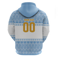 Argentina Rugby National Heritage Custom Zip Hoodie Gaucho Inspired
