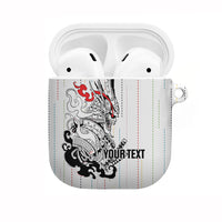 Japan Rugby National Heritage Custom AirPods Case Traditional Sashiko Inspired